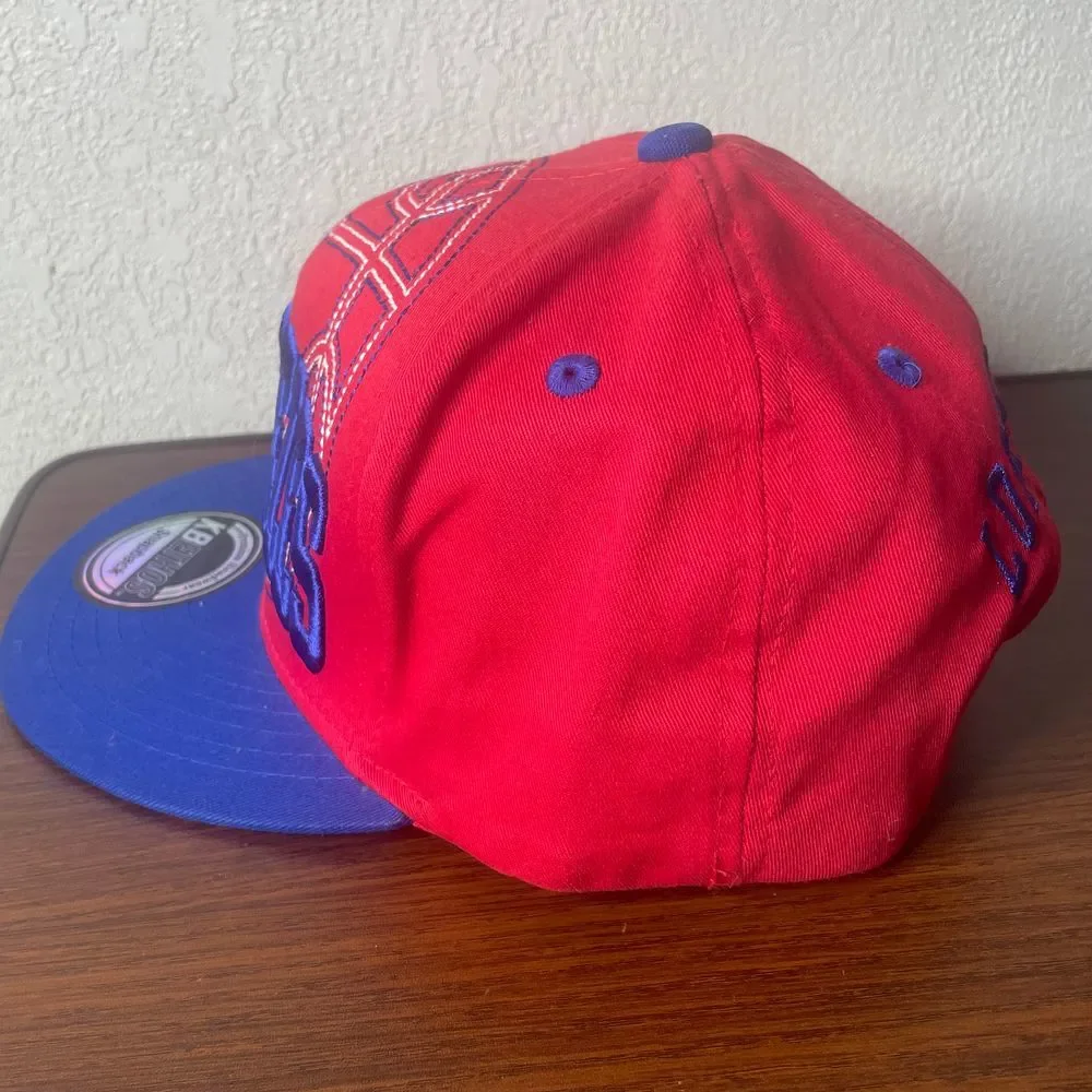 Los Angeles basketball Clippers structured SnapBack red blue cap‎ hat streetwear